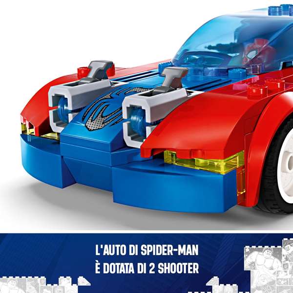 Lego Marvel Spider-Man et Duende Verde Venomizado Coche de Carreras – Jeu de construction 7 ans
