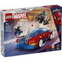 Lego Marvel Voiture de Course de Spider-Man contre le Bouffon Vert Venomisé