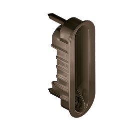 KOBLENZ SPINOFF BASIC - Gâche mécanique en acier finition bronze pour porte intérieure, 59,2 x 20 mm