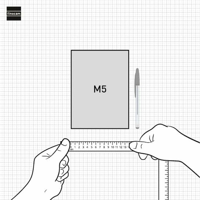 Agenda Finocam MÍNIMAL Noir A5 14 x 19 cm 2025-2026