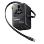 Baseus EnerCore CG11 Adaptateur de voyage 70 W, Noir