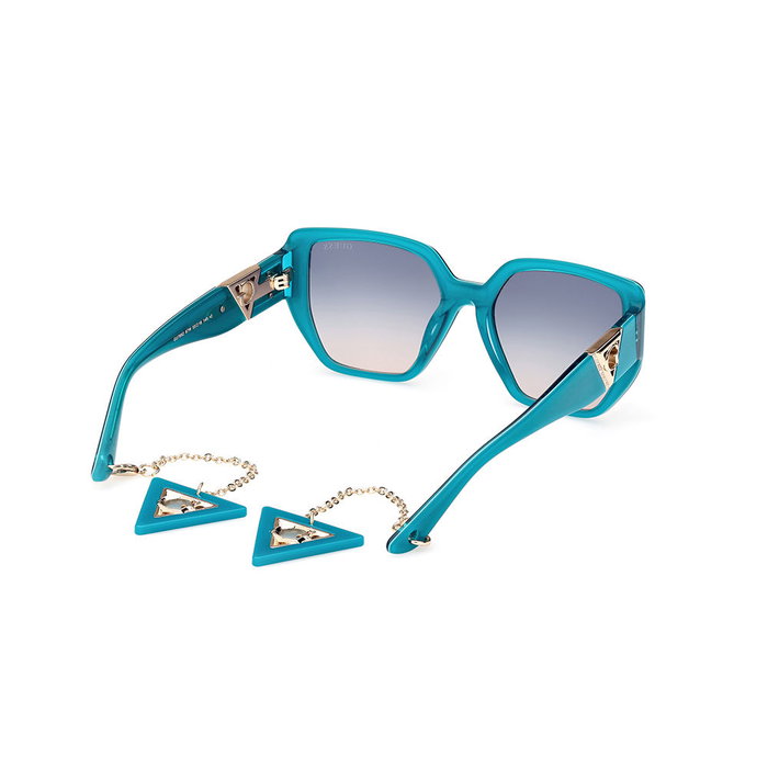 Guess Gafas GU7892 Lunettes de Soleil Femme Géométrique Turquoise 140mm Guess Gafas GU7892 Lunettes de Soleil Femme Géométrique Turquoise 140mm