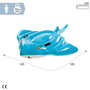 Intex - Figure gonflable raie manta géante 185x145 cm, jouet de plage et piscine pour enfants à partir de 3 ans