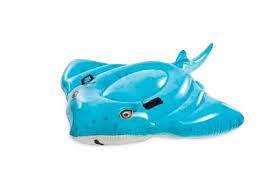 Intex - Figure gonflable raie manta géante 185x145 cm, jouet de plage et piscine pour enfants à partir de 3 ans