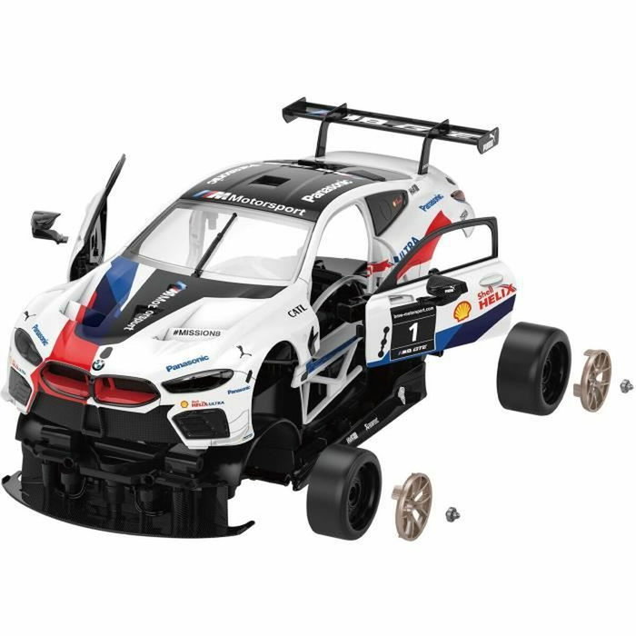 MGM Voiture Télécommandée BMW M8 GTE - Blanc - 1/18