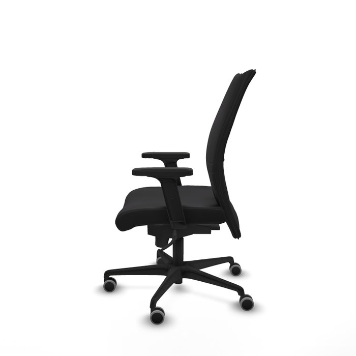Piqueras Y Crespo Chaise Albacete Confidente avec Mécanisme Synchrone, Similicuir Noir Piqueras Y Crespo Chaise Albacete Confidente avec Mécanisme Synchrone, Similicuir Noir