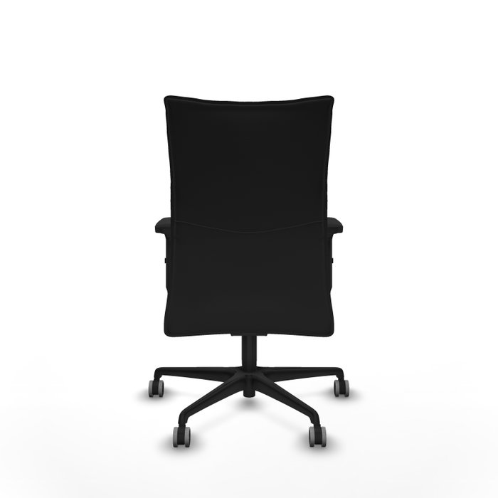 Piqueras Y Crespo Chaise Albacete Confidente avec Mécanisme Synchrone, Similicuir Noir Piqueras Y Crespo Chaise Albacete Confidente avec Mécanisme Synchrone, Similicuir Noir