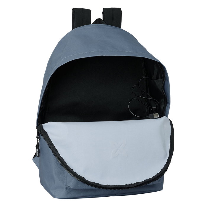 Munich Sac à dos Munich Basicos Gris avec USB pour Portable 15,6 pouces Munich Sac à dos Munich Basicos Gris avec USB pour Portable 15,6 pouces