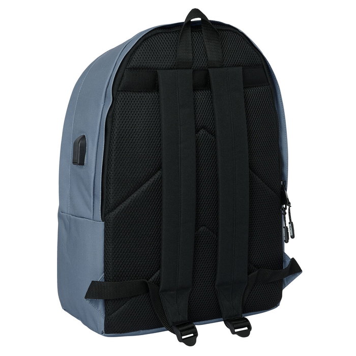 Munich Sac à dos Munich Basicos Gris avec USB pour Portable 15,6 pouces Munich Sac à dos Munich Basicos Gris avec USB pour Portable 15,6 pouces