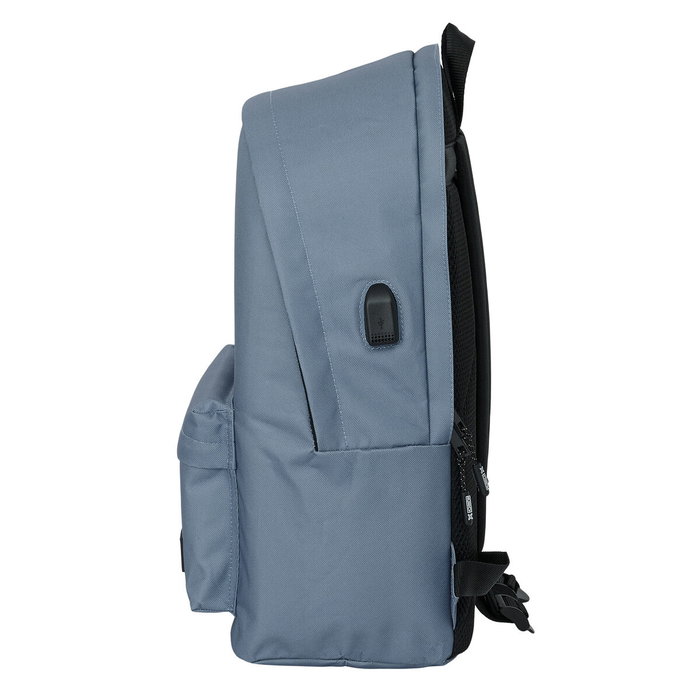 Munich Sac à dos Munich Basicos Gris avec USB pour Portable 15,6 pouces Munich Sac à dos Munich Basicos Gris avec USB pour Portable 15,6 pouces
