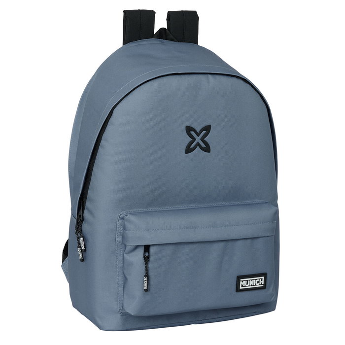 Munich Sac à dos Munich Basicos Gris avec USB pour Portable 15,6 pouces Munich Sac à dos Munich Basicos Gris avec USB pour Portable 15,6 pouces