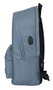 Safta MUNICH BASICOS Sac à dos double pour ordinateur portable 15,6" avec chargeur USB, dimensions 31x44x18 cm, couleur gris