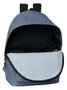 Safta MUNICH BASICOS Sac à dos double pour ordinateur portable 15,6" avec chargeur USB, dimensions 31x44x18 cm, couleur gris