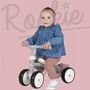Smoby Porteur Rookie en métal pour enfant à partir de 12 mois, Rose - Premier véhicule d'apprentissage avec marche avant et arrière