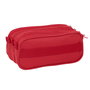 Trousse Fourre-Tout Triple Sevilla Fútbol Club Rouge 21,5 x 10 x 8 cm