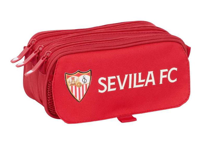 Safta Portatodo Triple Big Res Agua Sevilla FC - Porte-tout triple grand réservoir d'eau Sevilla FC 21,5 x 10 x 8 cm