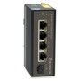 LevelOne IGP-0501 Commutateur industriel 5 ports Gigabit PoE et SFP