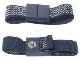 BERNSTEIN Bracelet ESD pour la main, 220mm, bleu foncé