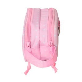 SAFTA Trousse Double 3D Minnie Mouse Rose