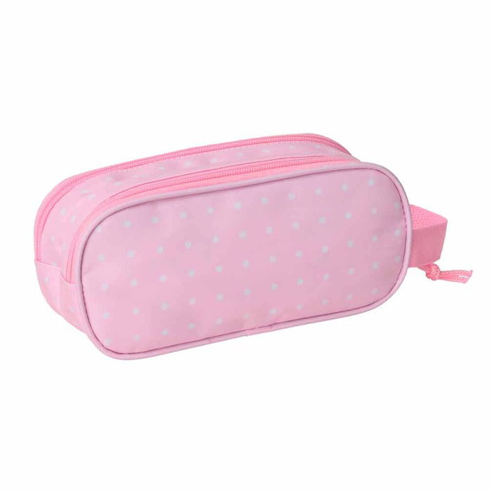 SAFTA - Sac à dos portatout Minnie Disney 3D double compartiment avec anse latérale - 21 x 8 x 6 cm