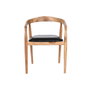 DKD Home Decor Chaise Noir Naturel