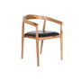 DKD Home Decor Chaise Noir Naturel