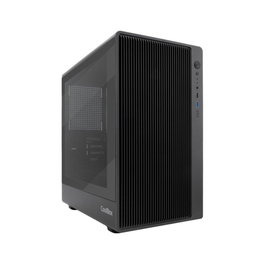 Coolbox GM350 DarkFace Boîtier PC Gaming Micro ATX Noir avec Vitre Trempée Fumée USB-C 3.2
