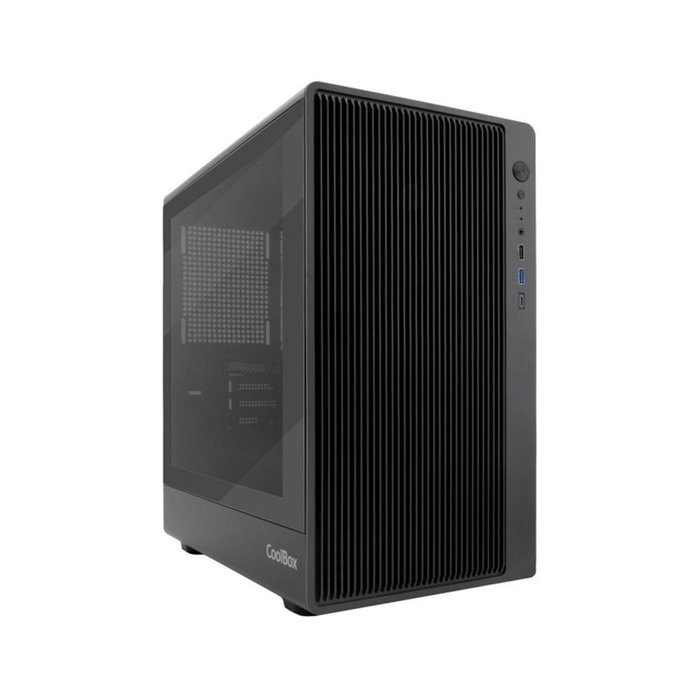Coolbox GM350 DarkFace Boîtier PC Gaming Micro ATX Noir avec Vitre Trempée Fumée USB-C 3.2 Coolbox GM350 DarkFace Boîtier PC Gaming Micro ATX Noir avec Vitre Trempée Fumée USB-C 3.2
