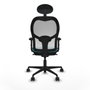 Piqueras y Crespo Chaise de Bureau Jorquera 2D036N1 Turquoise