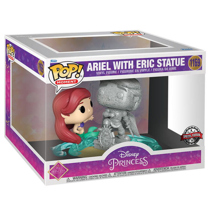 FUNKO Figura POP Disney Ultimate Princess Ariel La Petite Sirène & Statue Eric - Pack Exclusif Vinyle - 2 Personnages FUNKO Figura POP Disney Ultimate Princess Ariel La Petite Sirène & Statue Eric - Pack Exclusif Vinyle - 2 Personnages