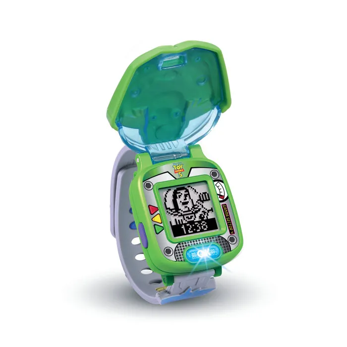 Vtech Toy Story 5 La montre-jeu éducative de Buzz Multicolore 3-8 ans Écran animé 10 cadrans 4 jeux