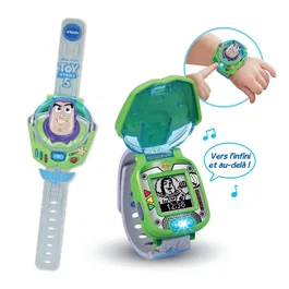 Vtech Toy Story 5 La montre-jeu éducative de Buzz Multicolore 3-8 ans Écran animé 10 cadrans 4 jeux