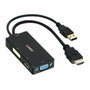 Lindy Convertisseur HDMI vers DisplayPort, DVI et VGA - Noir