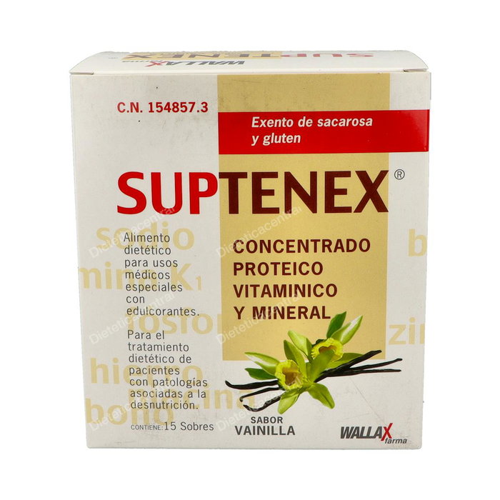 Wallax Farma Suptenex Vanille 15 Sachets Wallax Farma Suptenex Vanille 15 Sachets