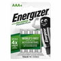 Piles Rechargeables Energizer AAA-HR03 700 mAh 1,2 V AAA HR03 (4 Unités)