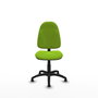 PIQUERAS Y CRESPO Chaise de bureau Algarra simili cuir pistache