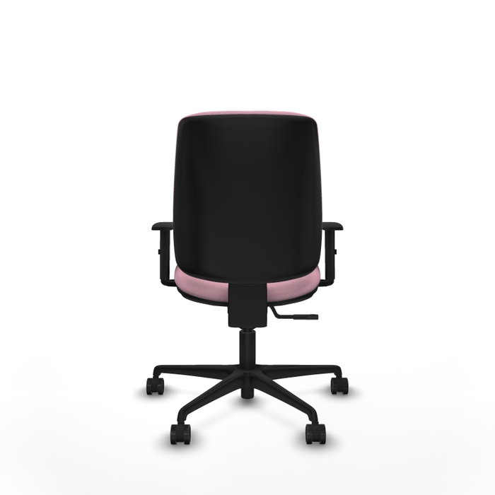 PIQUERAS Y CRESPO Chaise Alares Synchro Tissu Rose