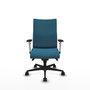 Piqueras Y Crespo Albacete Confidente - Chaise de bureau Vert pétrole avec mécanisme Synchrone