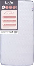 Tineo - Matelas bébé climatisé 2 saisons, face hiver et été, dimensions 70 x 140 cm, épaisseur 11 cm, mousse haute densité