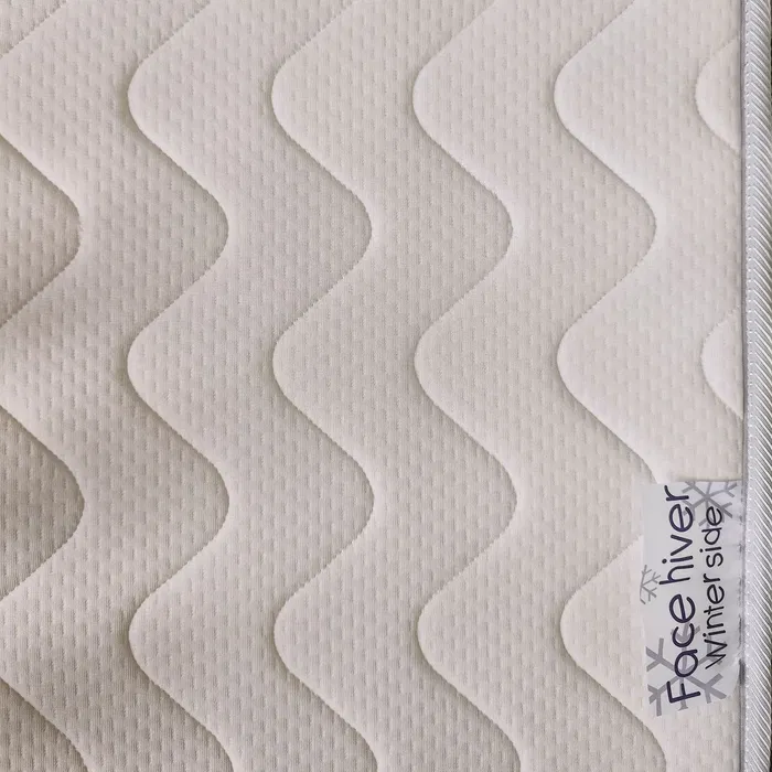 Tineo - Matelas bébé climatisé 2 saisons, face hiver et été, dimensions 70 x 140 cm, épaisseur 11 cm, mousse haute densité