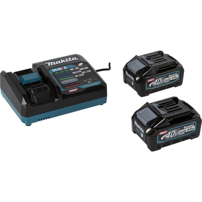 Makita HR004GM201 Perforateur combiné sans fil SDS-plus 40V avec 2 batteries 4.0 Ah