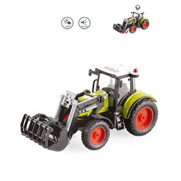 Tachan - Tractor Heroes De Ciudad 1:16 avec son et lumière, fonctionne par friction, 7 langues (français, anglais...)