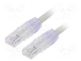 PANDUIT Cordon de raccordement Cat 6a U/UTP 3m RJ45 gris