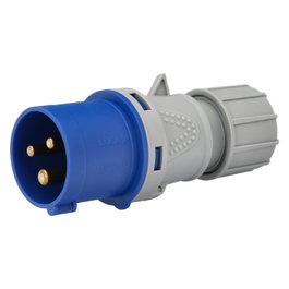 MAURER Fiche mâle industrielle monophasée Wolfpack 16 A/220 V