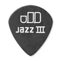 Dunlop Tortex Jazz III Pitch Black 0,73 mm (Pack de 12)