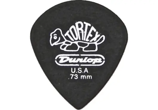 DUNLOP Pack de 12 médiators Tortex Jazz Pitch Black - 0,73 mm DUNLOP Pack de 12 médiators Tortex Jazz Pitch Black - 0,73 mm