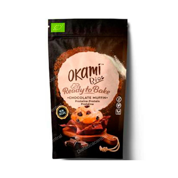 OKAMI BIO Muffin protéine pois choco bio 161g végan sans sucre ajouté OKAMI BIO Muffin protéine pois choco bio 161g végan sans sucre ajouté