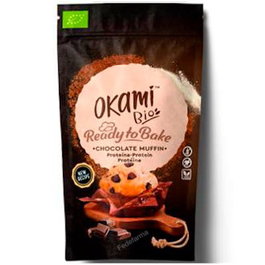 OKAMI BIO Muffin de protéine guisante-choco 161gr BIO VEGAN