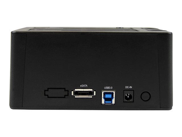 StarTech.com Sdock2U33Eb Station d'accueil double baie pour disques durs SATA USB 3.0 eSATA HDD SSD 2.5 3.5 pouces StarTech.com Sdock2U33Eb Station d'accueil double baie pour disques durs SATA USB 3.0 eSATA HDD SSD 2.5 3.5 pouces