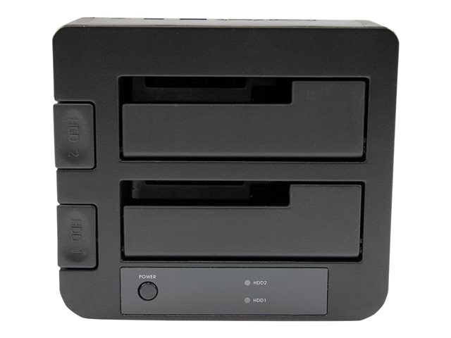 StarTech.com Sdock2U33Eb Station d'accueil double baie pour disques durs SATA USB 3.0 eSATA HDD SSD 2.5 3.5 pouces StarTech.com Sdock2U33Eb Station d'accueil double baie pour disques durs SATA USB 3.0 eSATA HDD SSD 2.5 3.5 pouces